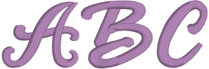 Brittany or Bethany Machine Embroidery Font for Embrilliance from Font Collection 1 by BriTon Leap