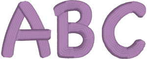 Chalk Board or Elementary Machine Embroidery Font for Embrilliance from Font Collection 1 by BriTon Leap