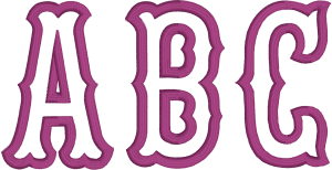 Circus or Carnival Machine Embroidery Font for Embrilliance from Font Collection 1 by BriTon Leap