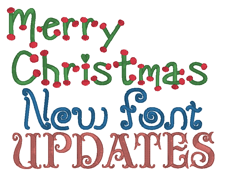 Fonts 2 new fonts Dec 24