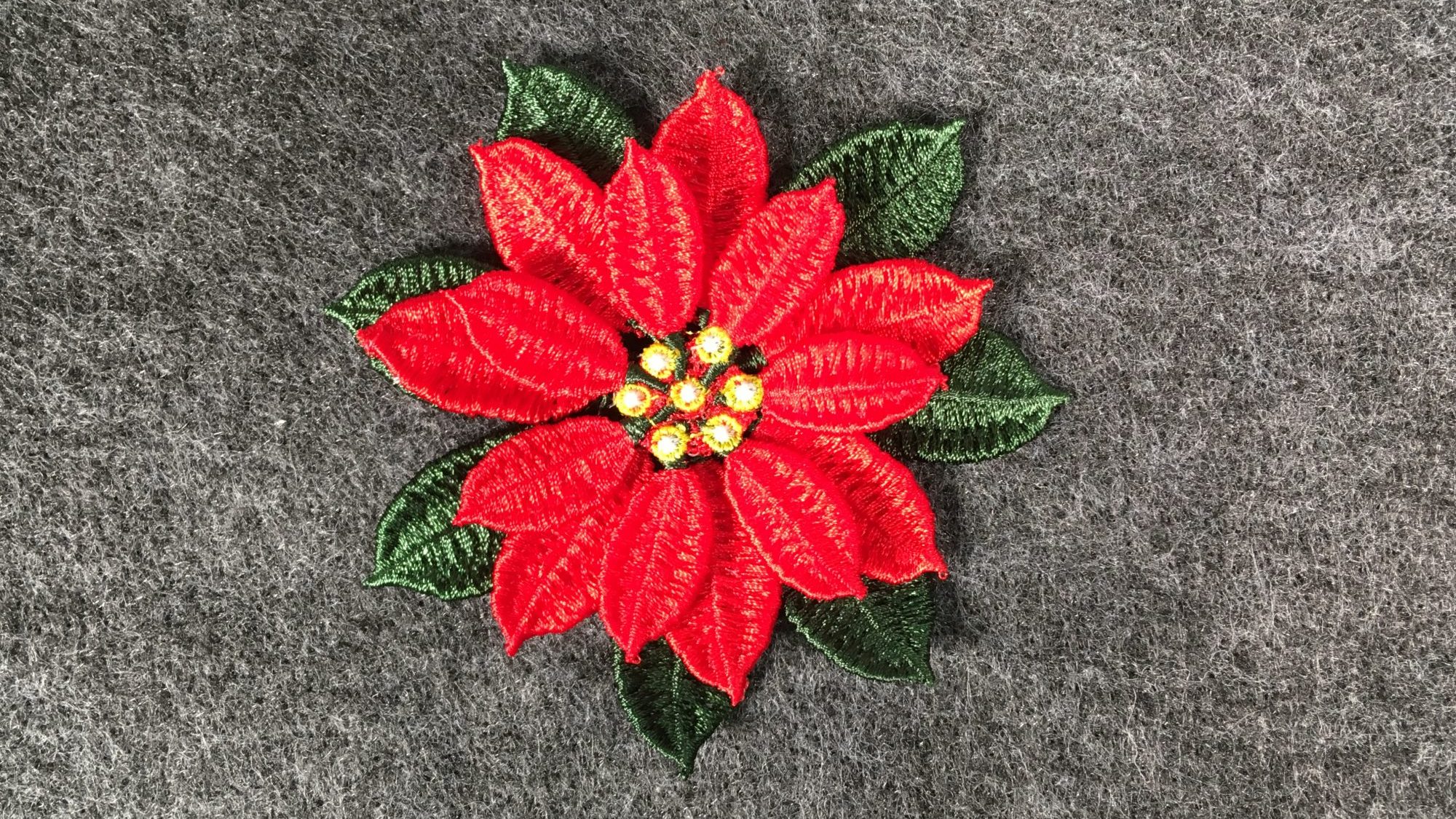 Freestanding Lace Poinsettia – Concept to Creation