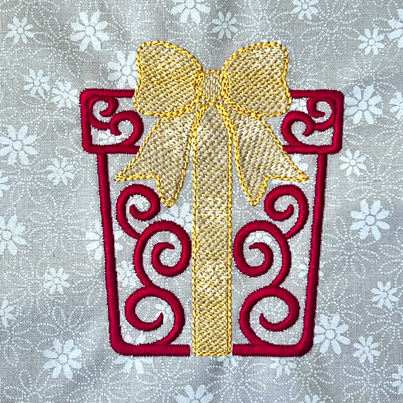 12 Designs for Christmas – Day 6 – Wrapped Gift Box