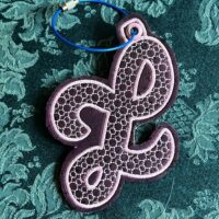 How To Digitize with StitchArtist: The Monogram Luggage Tag