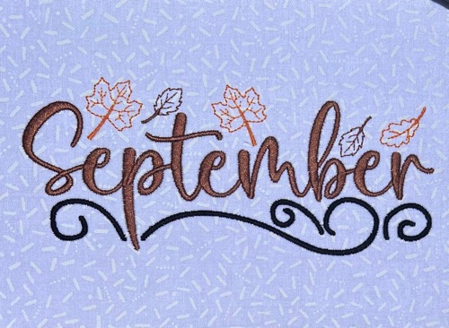 Free September Autumn Beginning Design