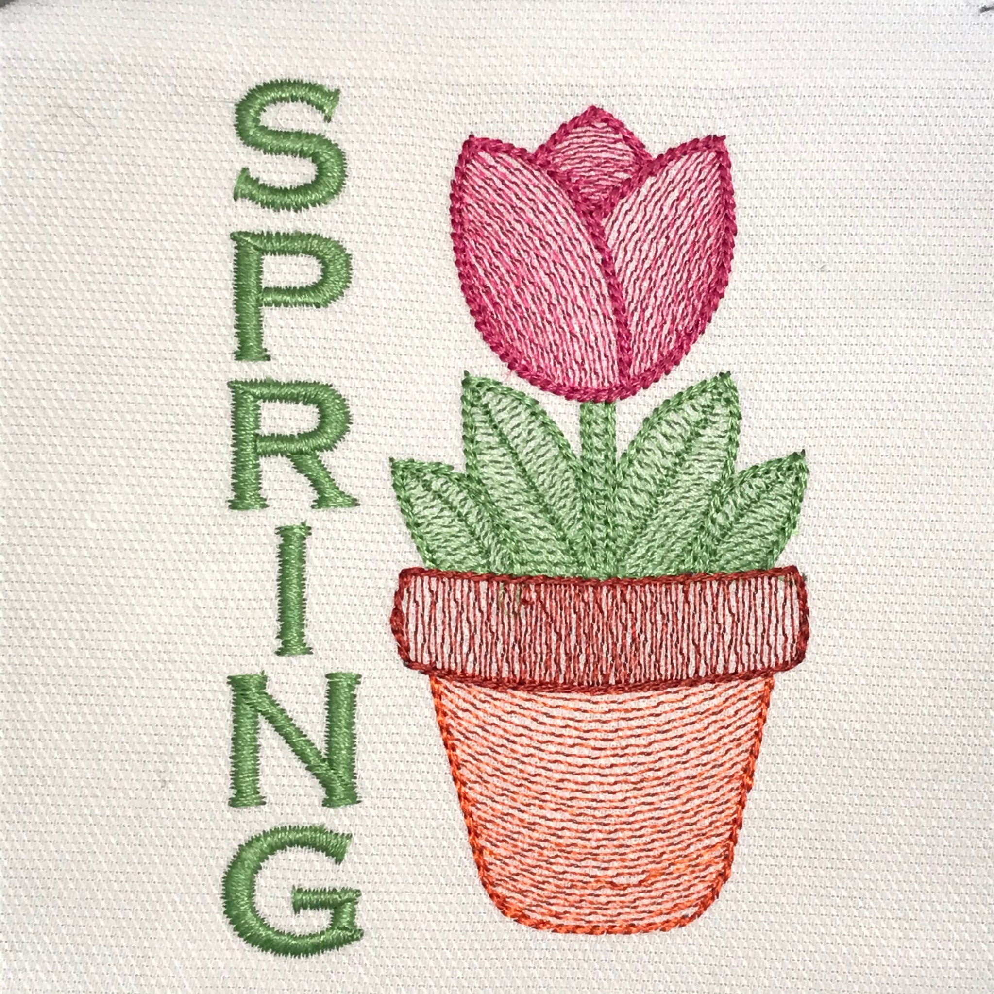 Sketchy Tulip Design