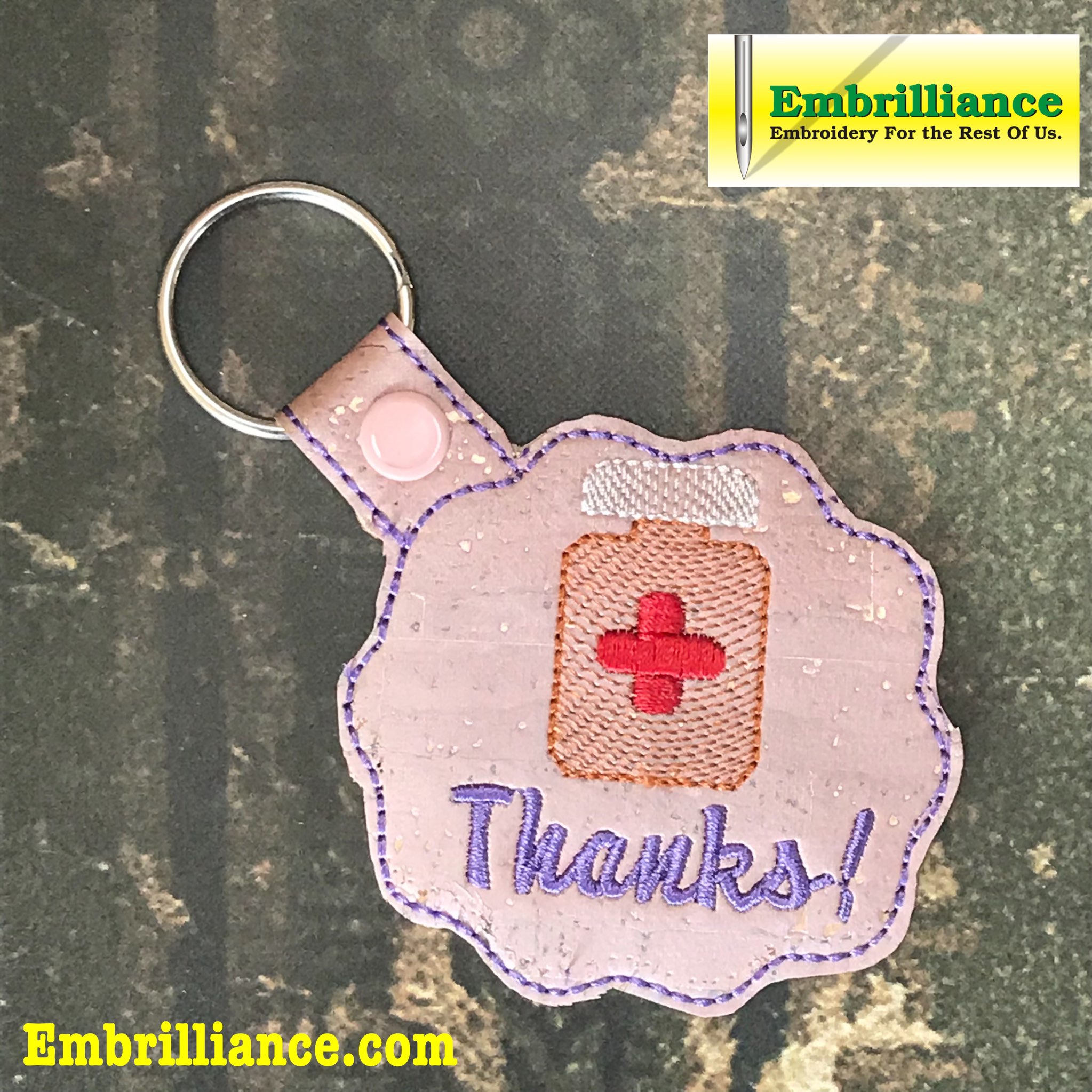 Stay Strong and Stitch On! #18: Pharmacy Key Fob