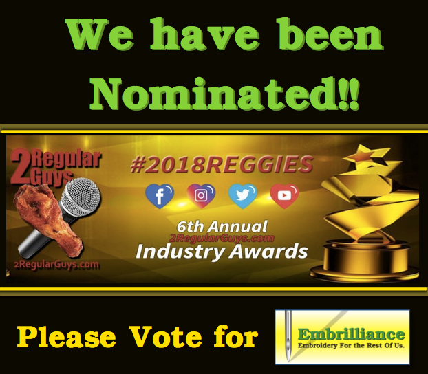 Embrilliance Nominated for 2 Reggie Awards!